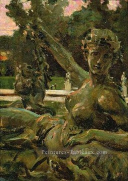 Nymphe et Cupidon James Carroll Beckwith Peinture à l'huile